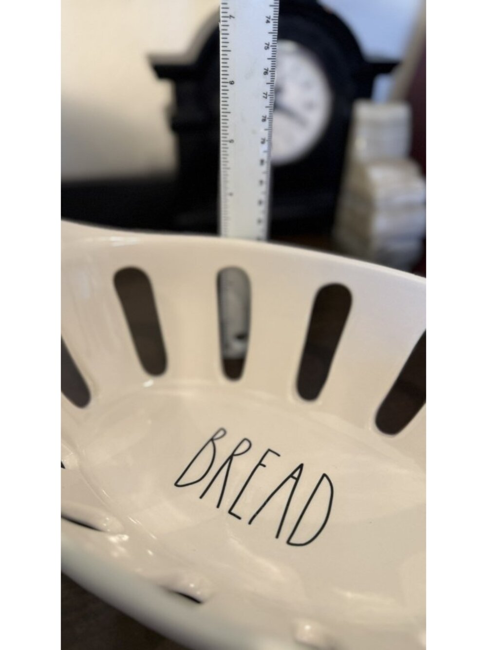 Rae Dunn Artisan Collection By Magenta Bread Basket Modern Farmhouse Ceramic - Picture 6 of 9